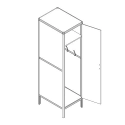 Clothes and linen cupboard MA-X-1