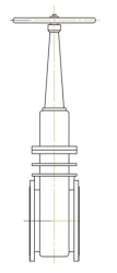 Steel wedge gate valves press-welded