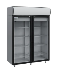 Refrigerated pharmaceutical cabinet "POLAIR" SHHF-1,0DS-N stainless steel.