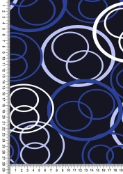 Mixed knitted fabric (XL-80%, PE-20%), printed, plush one-sided cut fleece on the basis of kulirnaya glady.