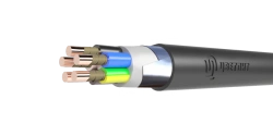 Fire-resistant power cables, not spreading combustion, with insulation and sheathing made of halogen-free polymer composites