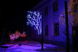 LED console (LED panel) "Mimosa" - decorative street lamp on brackets (modifications 220V, 24V,12V),