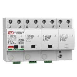 Protection device against impulse overvoltages K2P SV30-230 4+0 C, cat.no.?123 004.