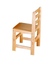 Height-adjustable wooden children's chair 266-268