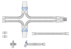 Respiratory devices for joint use with anaesthetic and resuscitation equipment, version: p