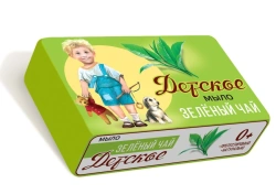 Solid toilet soap "Baby. Green tea"