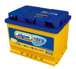 AKB 6ST-60VL AKOM+EFB Euro