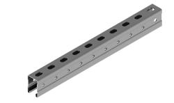 Profile SMUP single 41x61x00x00, with overall dimensions from 41x61x200 mm to 41x61x6000 mm, with metal thickness from 2,0 mm to