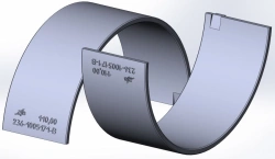 DZV.236-1005171-V Lower crankshaft bearing pad