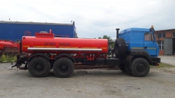 Tank truck for transportation of oil and oil products ACN 4671J6-10 on chassis Ural-4320-4971-82
