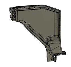 GARNITURE AV PASSAGE ROUE AR G / Wheel arch trim left 96817145ZD