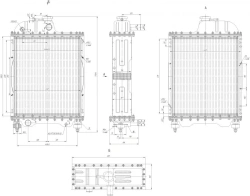 Water radiator BR-310.1301.100