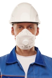 Personal respiratory protection equipment with filtering half-mask: respirator ALINA-310 FFP3 NR D for protection against aeroso