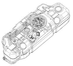 Fuel tank Gazelle next bus Diesel A31R32-1101006