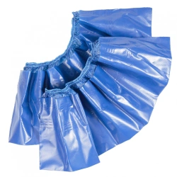 Double disposable medical shoe covers made of low pressure polyethylene according to TU 32.50.50-001-33186646-2017, registration
