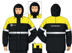 Women's jacket for protection against low temperatures SFA225-102/001-DKB
