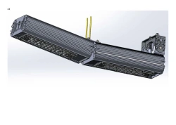 LED luminaire "Industrial Design MTM IoT" series CUBIC 100 Two modules Connection from the ends - 10 degrees Mounting CUB