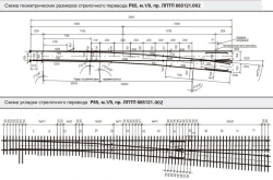 P65 type R65 grade 1/9 level crossing (project LPTP.665121.002-01)
