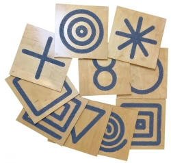 Tactile panel set "Figures"