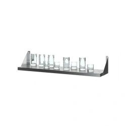 Stainless steel hinged shelf PNK-R, perforated