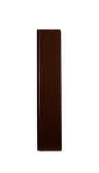 Linear metal panel "Yar'panel" -XL - wide (250 x 2 470 mm) Brown matt-0,5 mm
