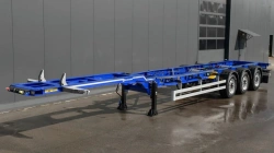 Three-axle container semitrailer with sliding device (model 9453-0000010-30)