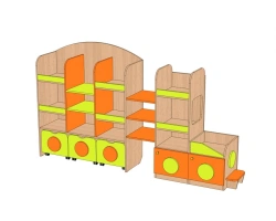 Toy wall "Steam Engine" children's SI-P1