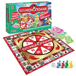 Economic board game "100%Monopoly"