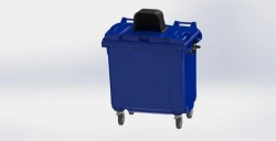 Mobile bin 770l Art.26.C19.H (20.804.60.PE; 21.053.60.T)