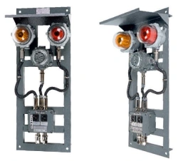 Combined general industrial light and sound signalling stations VELAN-KOPS