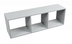 Hanging shelf 3 sections 1200x300x400 mm