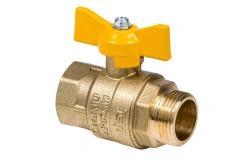 Gas ball valve Dist, series "Expert" DN25 1" BP-BP, 223B