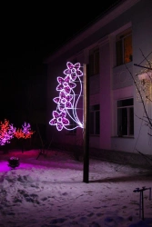 LED console (LED panel) "Snowdrop" - decorative street lamp on brackets (modifications 220V, 24V,1