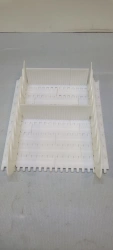 Modular strip ML5088 PE (xx X xx mm; partition height H=xx mm with xx mm spacing; side stop H=xx mm, edge distance x