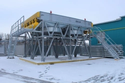 Horizontal block type air-cooled gas cooling units