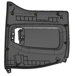 Right rear door trim assembly 96812380ZD