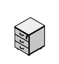Mobile cabinet. Set of furniture "Agat"