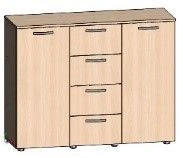 Children's dining room table with drawers, Art. SSI-02