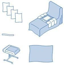 Single-use sterile surgical linen sets "ZDRAVMEDTECH" according to TU 9398-003-38957094-2005, version: Linen set o