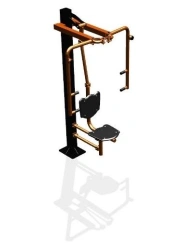 Outdoor stationary training machine "Butterfly" (Horizontal convergence)