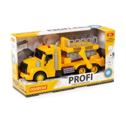 "Pro", inertia car with lift (with light and sound) (yellow) (in box), item 89786