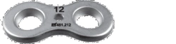 Pediatric 8-shaped condyle plates 4,5, article number 481.212-01.
