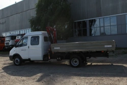 Vehicle with CMU model NR8082S produced by "Chaika-NN" Ltd, modification 2784VB on GAZ 330273 chassis.