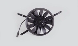 Electric cooling fan (for Uaz patriot, pickup, cargo up to 2014 without air conditioner, with cover and seal)