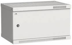 LWE3-06U53-MF ITK Cabinet LINEA WE 6U 6U 550x350mm door metal grey