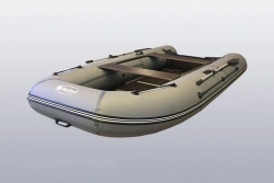 PVC inflatable boat "Big Boat". Transom boat with keel Varyag 380