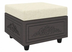 Wooden bedroom furniture, models: Pouffe "Sonya" SO-27