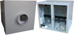 Reinforced wall-mounted distribution cabinet SHRNu-9U-298-TTC