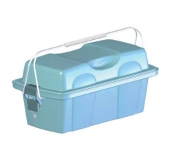 Polymer stacking-container for delivery of biological material samples in tubes and vials UKP-01-"KRONT" according to TU 9398-01