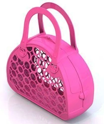 Basket bag (pink)